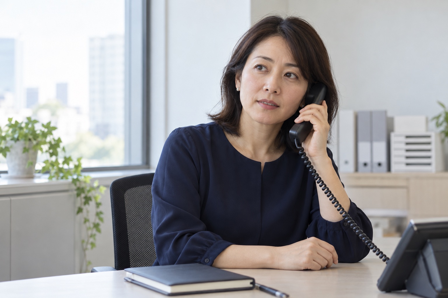 電話で相談に応じるイメージ